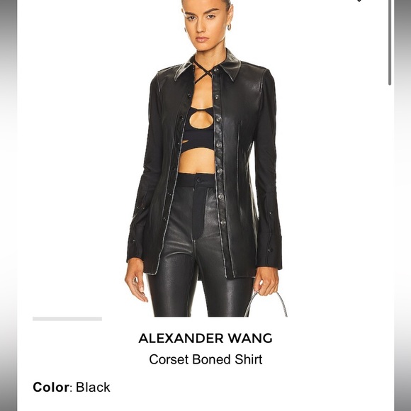 Alexander Wang Tops - ALEXANDER WANG
Corset Boned Shirt
